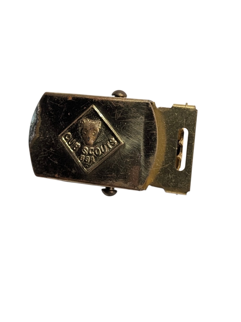 Gold-Tone Cub Scouts Belt Buckle - Kids